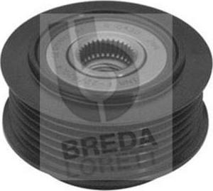 Breda Lorett RLA3163 - Pulley, alternator, freewheel clutch autospares.lv