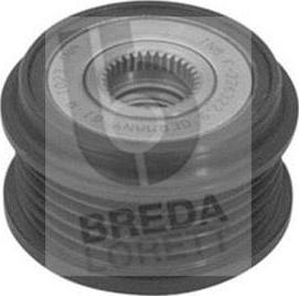 Breda Lorett RLA3173 - Pulley, alternator, freewheel clutch autospares.lv