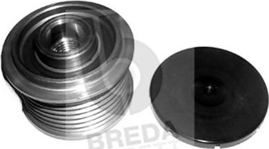 Breda Lorett RLA3791 - Pulley, alternator, freewheel clutch autospares.lv