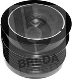 Breda Lorett RLA3793 - Pulley, alternator, freewheel clutch autospares.lv