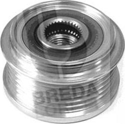 Breda Lorett RLA3702 - Pulley, alternator, freewheel clutch autospares.lv