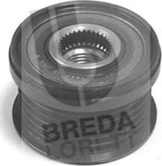 Breda Lorett RLA3714 - Pulley, alternator, freewheel clutch autospares.lv