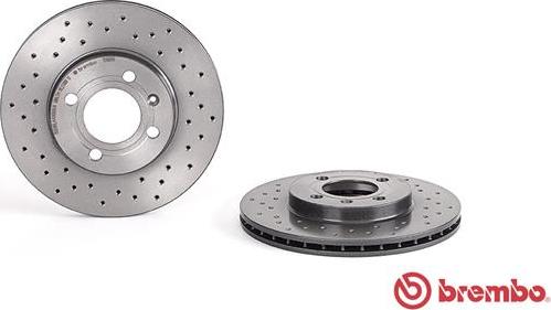 Brembo 09.5166.1X - Brake Disc autospares.lv