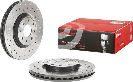 Brembo 09.5180.3X - Brake Disc autospares.lv