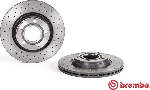 Brembo 09.7196.1X - Brake Disc autospares.lv