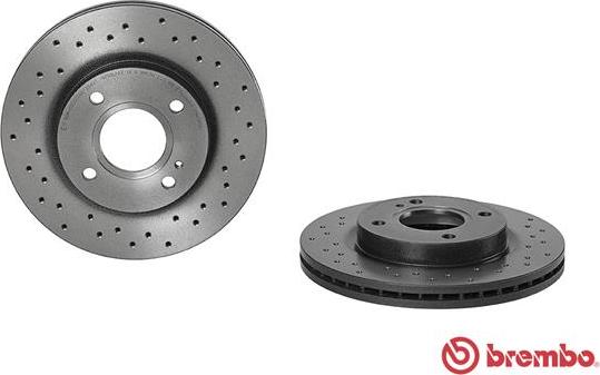 Brembo 09.A968.2X - Brake Disc autospares.lv