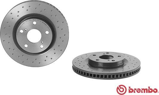 Brembo 09.A417.1X - Brake Disc autospares.lv