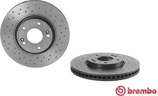 Brembo 09.A532.1X - Brake Disc autospares.lv