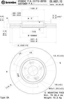 Alpha Brakes HTP-HY-529 - Brake Disc autospares.lv