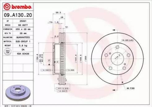 Alpha Brakes HTP-TY-162 - Brake Disc autospares.lv