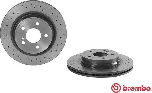 Brembo 09.A760.1X - Brake Disc autospares.lv