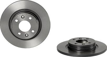 Brembo 08.A268.21 - Brake Disc autospares.lv