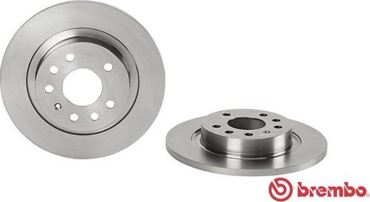 Brembo 08.A224.10 - Brake Disc autospares.lv