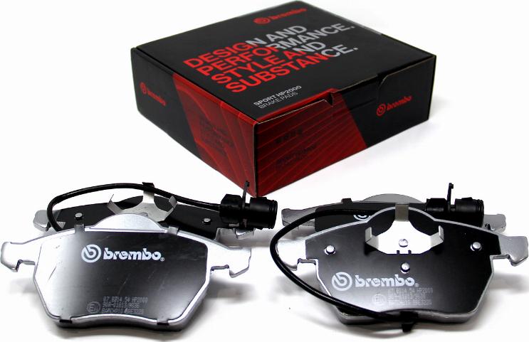 Brembo 07.B314.54 - High Performance Brake Pad Set autospares.lv