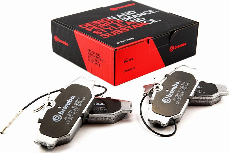 Brembo 07.B314.50 - High Performance Brake Pad Set autospares.lv