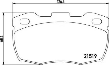 Brembo 07.B314.57 - High Performance Brake Pad Set autospares.lv