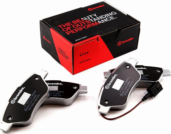 Brembo 07.B314.04 - High Performance Brake Pad Set autospares.lv