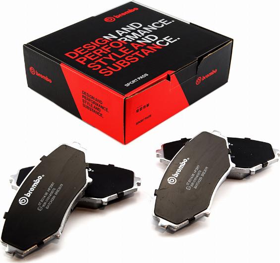 Brembo 07.B314.08 - High Performance Brake Pad Set autospares.lv