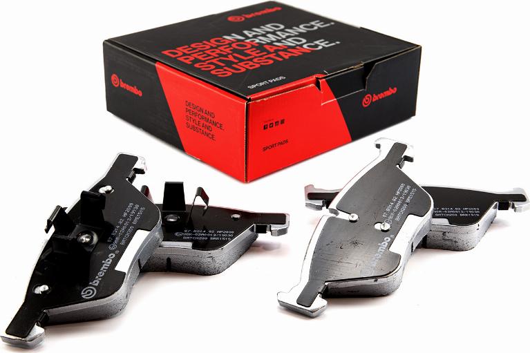 Brembo 07.B314.82 - High Performance Brake Pad Set autospares.lv