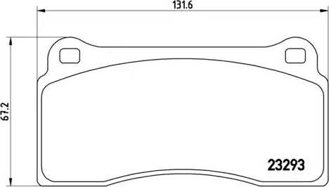 Brembo 07.B314.30 - High Performance Brake Pad Set autospares.lv