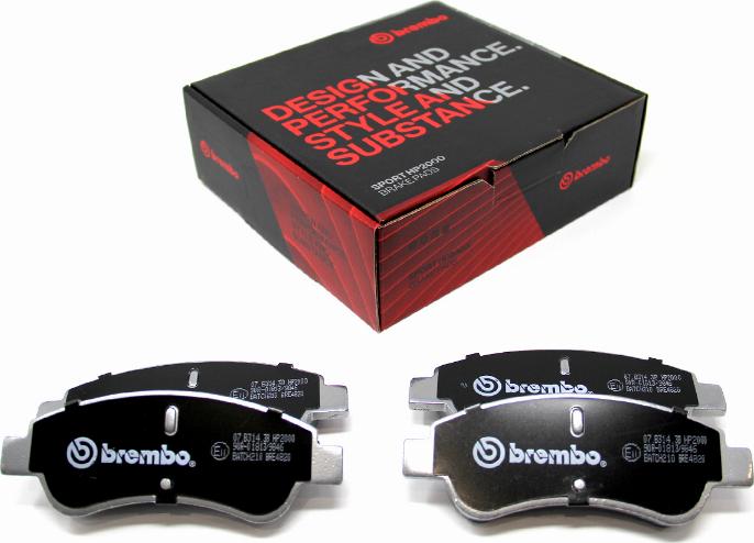 Brembo 07.B314.38 - High Performance Brake Pad Set autospares.lv