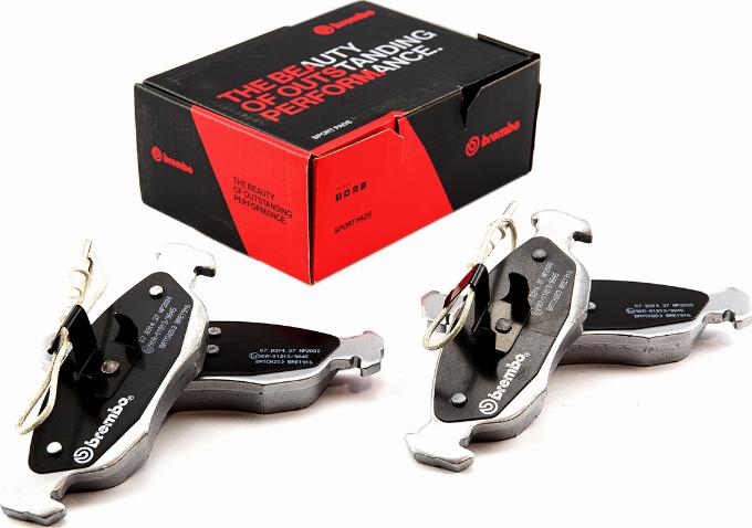 Brembo 07.B314.37 - High Performance Brake Pad Set autospares.lv