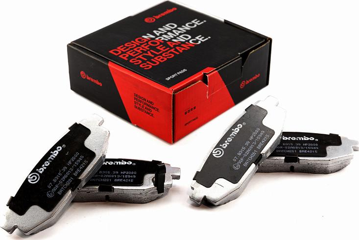 Brembo 07.B315.39 - High Performance Brake Pad Set autospares.lv