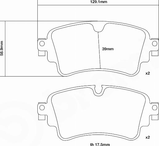 Brembo 07.B315.74 - High Performance Brake Pad Set autospares.lv