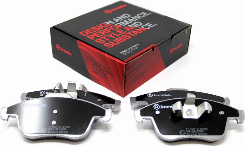 Brembo 07.D435.68 - High Performance Brake Pad Set autospares.lv