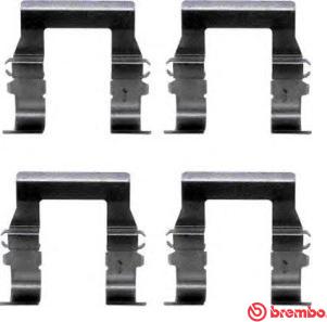 Brembo A 02 236 - Accessory Kit for disc brake Pads autospares.lv