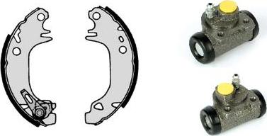 Brembo H 61 046 - Brake Shoe Set autospares.lv