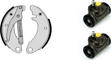 Brembo H 61 010 - Brake Shoe Set autospares.lv