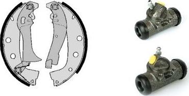 Brembo H 68 004 - Brake Shoe Set autospares.lv