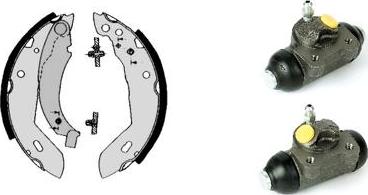 Brembo H 68 024 - Brake Shoe Set autospares.lv