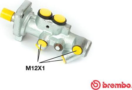 Brembo M 85 016 - Brake Master Cylinder autospares.lv