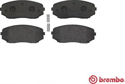 Brembo P 49 040 - Brake Pad Set, disc brake autospares.lv