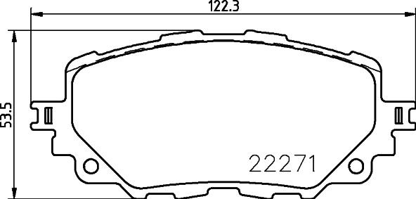 Brembo P 49 054 - Brake Pad Set, disc brake autospares.lv