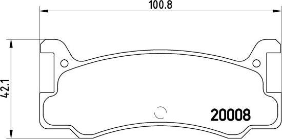 Brembo P 49 005 - Brake Pad Set, disc brake autospares.lv