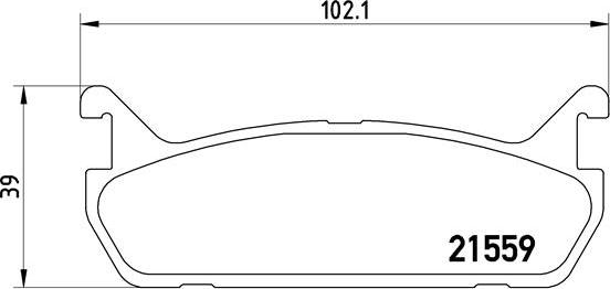 Brembo P 49 015 - Brake Pad Set, disc brake autospares.lv