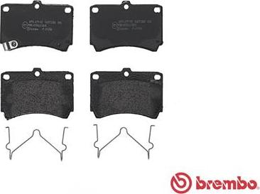 Brembo P 49 016 - Brake Pad Set, disc brake autospares.lv