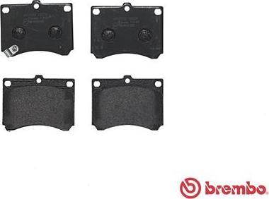 Brembo P 49 011 - Brake Pad Set, disc brake autospares.lv