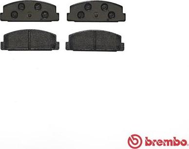 Brembo P 49 036 - Brake Pad Set, disc brake autospares.lv