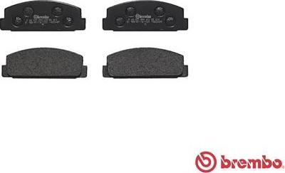 Brembo P 49 037 - Brake Pad Set, disc brake autospares.lv