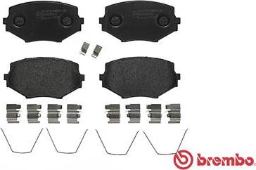 Brembo P 49 020 - Brake Pad Set, disc brake autospares.lv