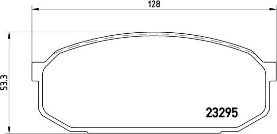 Brembo P 49 022 - Brake Pad Set, disc brake autospares.lv