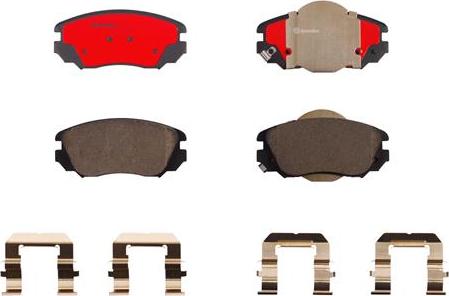 Brembo P59054N - Brake Pad Set, disc brake autospares.lv