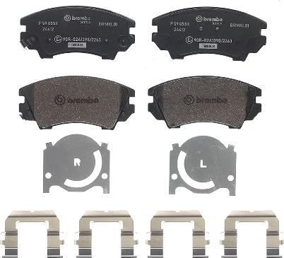 Brembo P 59 055X - Brake Pad Set, disc brake autospares.lv