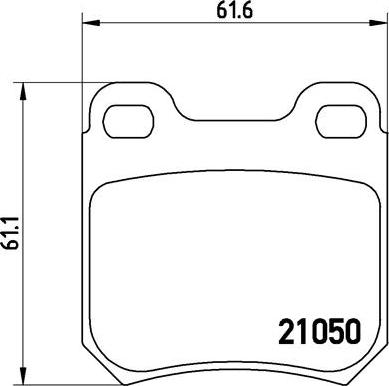 Brembo P 59 014 - Brake Pad Set, disc brake autospares.lv