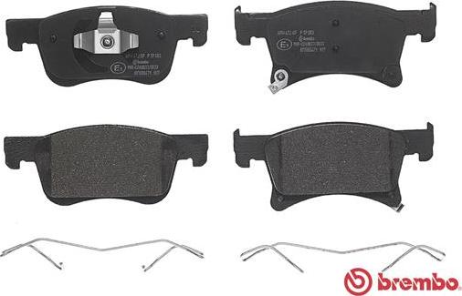 Brembo P 59 083 - Brake Pad Set, disc brake autospares.lv