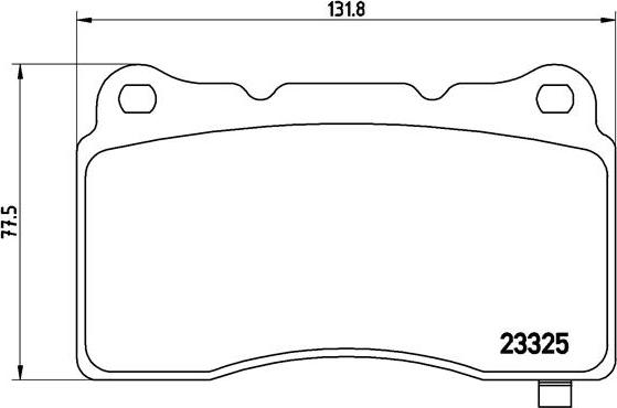 Brembo P 59 079 - Brake Pad Set, disc brake autospares.lv